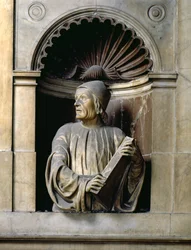 マルシリオ・フィチーノ（1433-99）1521（大理石）